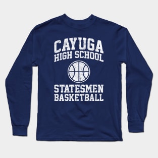 Cayuga High School Statesmen Basketball - Vast of Night Long Sleeve T-Shirt